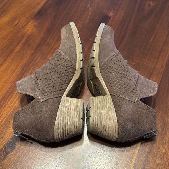 Earth Origins Brown Suede Ankle Booties Boots Women’s US 8 M - Picture 5 of 8